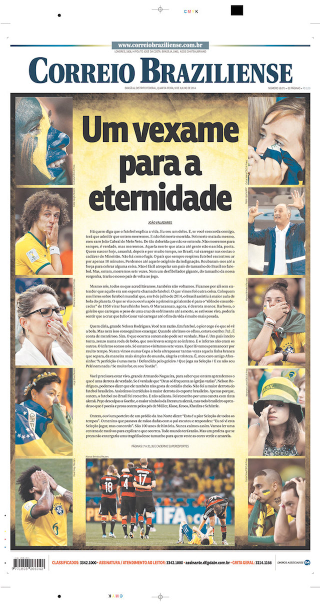 Illustration for article titled Today's Brazilian Newspaper Covers Are Pure Sadness